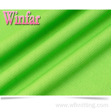 Plain Dye Polyester Stretch Jersey Pique Knit Fabric